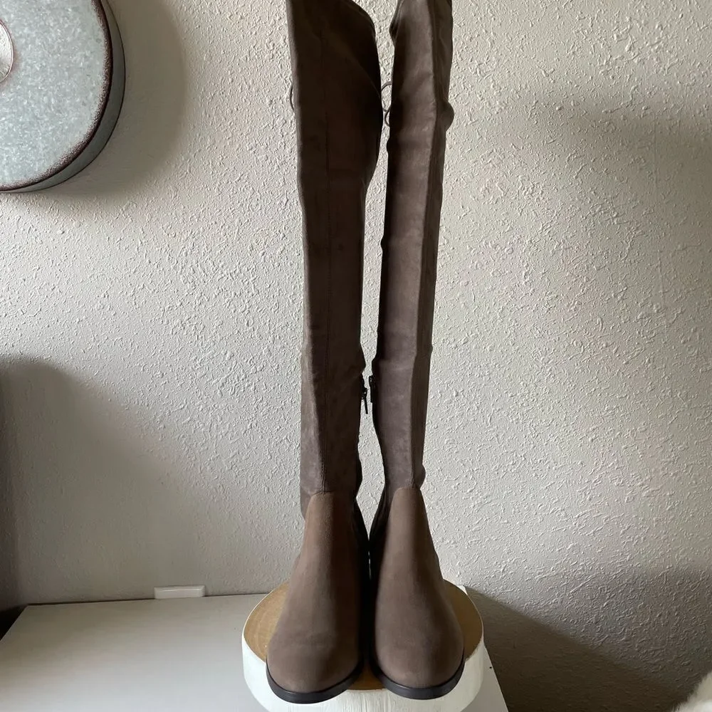 NIB Soul Society Mushroom Brown Ravena Knee Boots Size 8M
